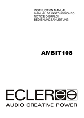 Ecler AMBIT 108 Instruction Manual