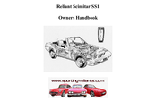 Reliant Scimitar SS1 Owner's Handbook Manual