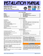 Johnson Controls Unitary Products TMLX Installation Manual