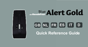 TE-Group mr Handsfree Blue Alert Gold Quick Reference Manual