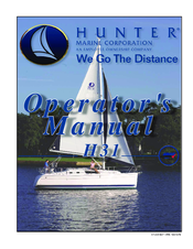 Hunter H31 Operator's Manual