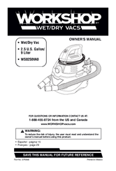 Workshop WS0250VA0 Owner's Manual