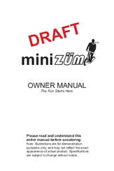 Kickstart Scooers miniZum Owner's Manual