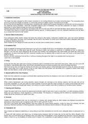 THORMA Strasbourg Installation And Operation Manual
