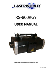 Laserworld RS-800RGY User Manual