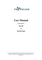 Propeller Sky100 User Manual