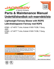 Jacobsen LF 4677 TURBO Parts & Maintenance Manual