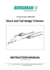 Bergman M852596 Instruction Manual