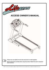 LifeSpan Access Owner's Manual