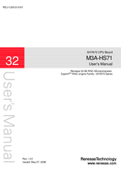 Renesas M3A-HS71 User Manual