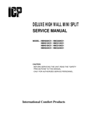 ICP HMH012KD1 Service Manual