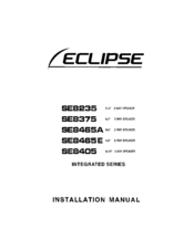 Eclipse SE8465 E Installation Manual