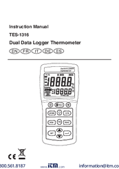 itm TES-1316 Instruction Manual