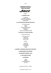 PRO-DESIGN JAZZ Owner's Manual