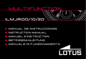 Lotus ILMJR20 Instruction Manual