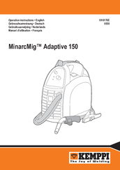 Kemppi MinarcMig Adaptive 150 Operation Instructions Manual