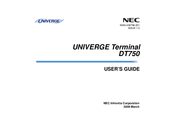 NEC DT750 User Manual