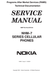 Nokia NHM-7 series Service Manual