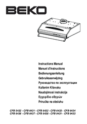 Beko CFB 6438 Instruction Manual