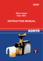Koryo KSJ 1501 Instruction Manual