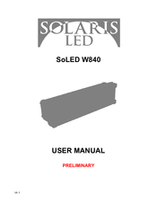 Solaris SoLED W840 User Manual