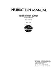 Strong xenon Instruction Manual