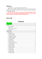ZEN X390 User Manual