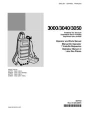Tennant 3050 Operator And Parts Manual