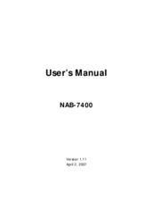 VIA Technologies NAB-7400 User Manual