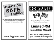 Hogtunes NCA 450-RM Installation Manual