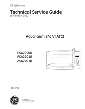 GE Advantium PSA2201R Technical Service Manual