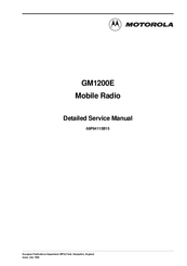 Motorola GM1200E Service Manual
