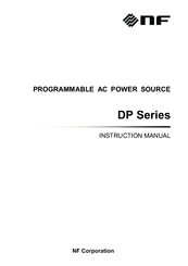 NF DP090D Instruction Manual