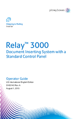 Pitney Bowes relay 3000 Operator's Manual