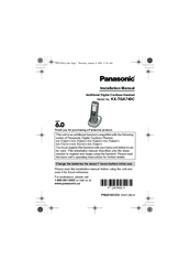 Panasonic KX-TGA740C Installation & Maintenance