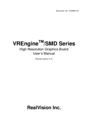 RealVision VREngine/SMD2-PCI User Manual
