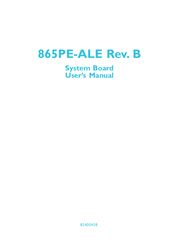 DFI 865PE-ALE User Manual
