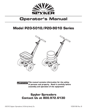 SPYKER P20-9010 Series Operator's Manual
