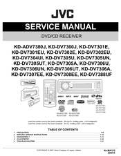 JVC KD-DV7308EE Service Manual