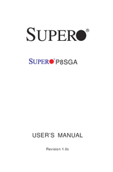 Supero P8SGA User Manual
