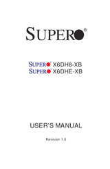Supero X6DH8-XB User Manual