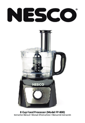 Nesco FP-800 Instruction Manual