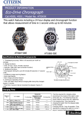 Citizen Calibre AT1000-50E Product Information