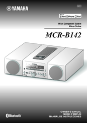 Yamaha MCR-B142 Owner's Manual