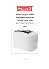 Menuett 802504 User Instructions