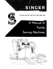 Rare 78-Page Deluxe-Edition Instructions Manual for Singer 328 Sewing Machines 