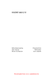 AEG FAVORIT 88012 VI User Manual
