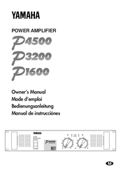Yamaha P4500 Owner's Manual