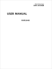 Mesa I-Video PRO XVR1648 User Manual