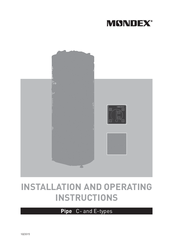 MONDEX pipe c series Installation And Operating Instructions Manual
